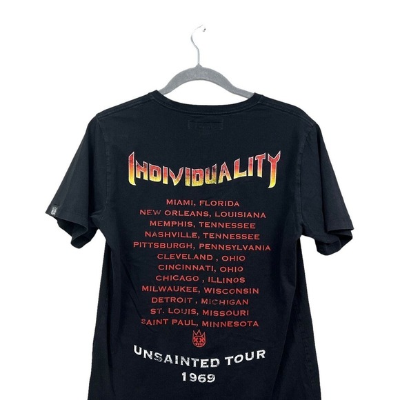 Cult of Individuality T Shirt Crew Unsainted Tour 1969 Graphic Print Black Men S - Picture 6 of 7